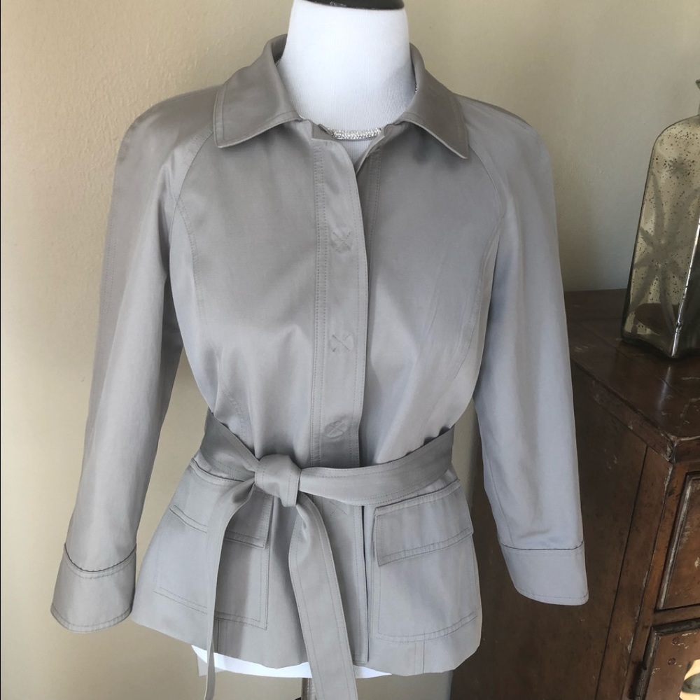 Gorgeous Spring Grey jacket - Talbots
